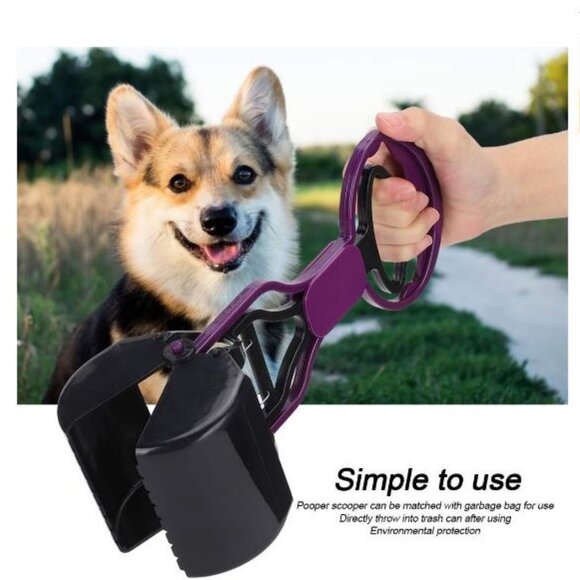 Unused Pets Dogs Pooper Scooper Purple - Picture 2 of 8